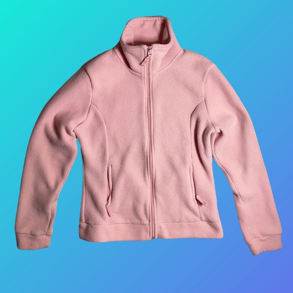 Womens Merona Pink Zip Up Sweater Size S
